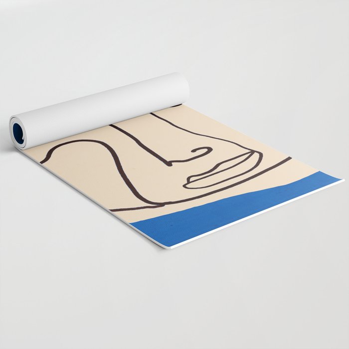 Abstract Face 49 Yoga Mat Gallery Image 2