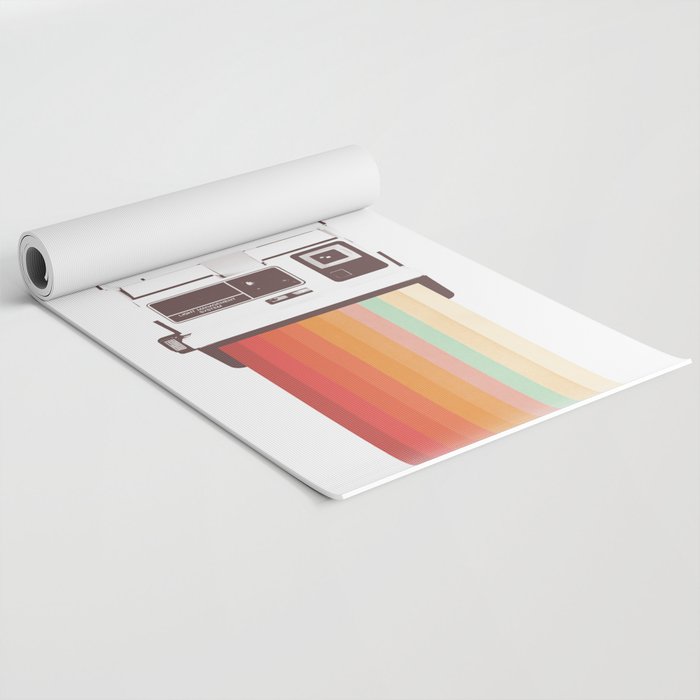 Instant Camera Rainbow Yoga Mat Gallery Image 2