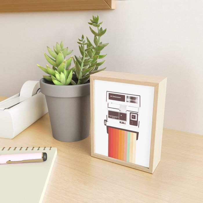 Instant Camera Rainbow Mini Art Print Gallery Image 2