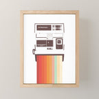 Instant Camera Rainbow Mini Art Print Gallery Image 1