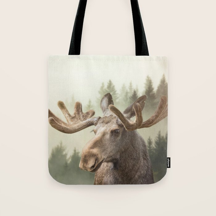 Moose Tote Bag Gallery Image 1