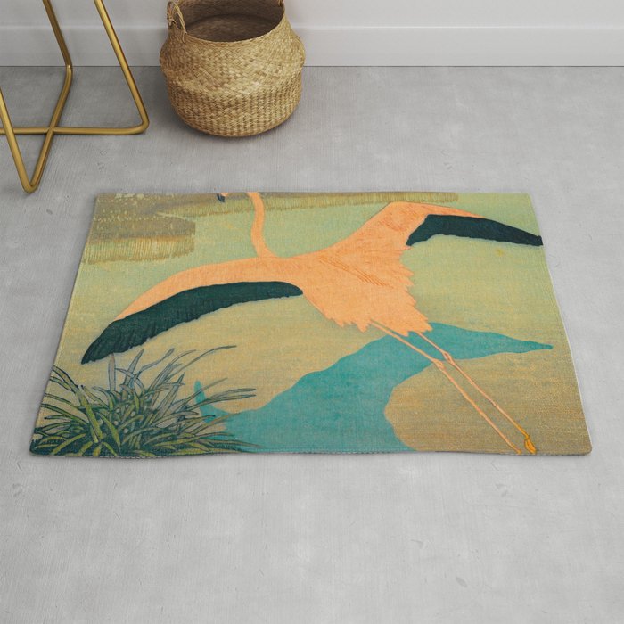 Carl Moser - Flamingo Pastel Colors Rug Gallery Image 1