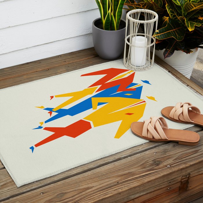 Men | Bauhaus IV: Off-White Edition Outdoor Rug Gallery Image 2