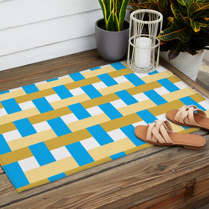Infinity Grid 3 Outdoor Rug Gallery Image 2