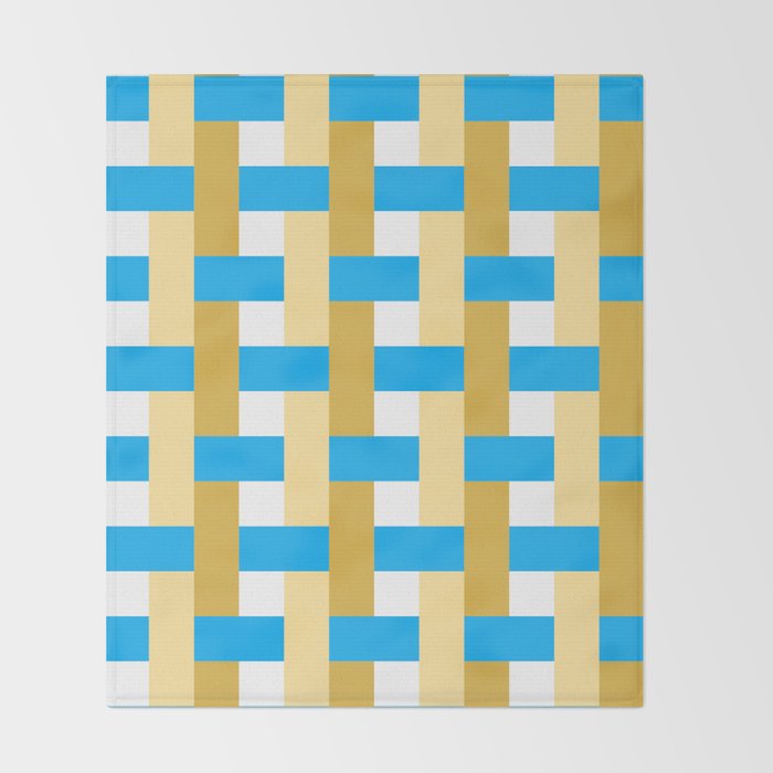 Infinity Grid 3 Throw Blanket Gallery Image 2