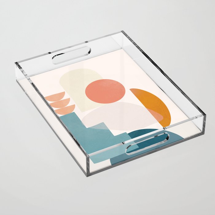 Playful Geometry 05 Acrylic Tray Gallery Image 1