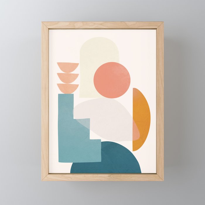 Playful Geometry 05 Mini Art Print Gallery Image 1