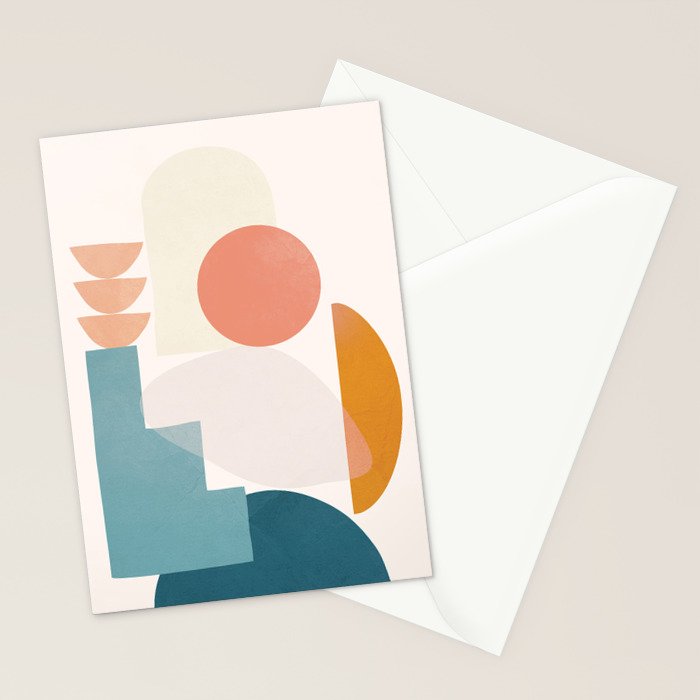 Playful Geometry 05 Stationery Card Gallery Image 2