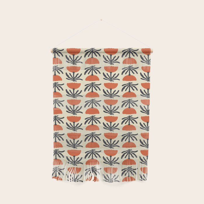 Retro 70s Tulip Pattern Wall Hanging Gallery Image 1