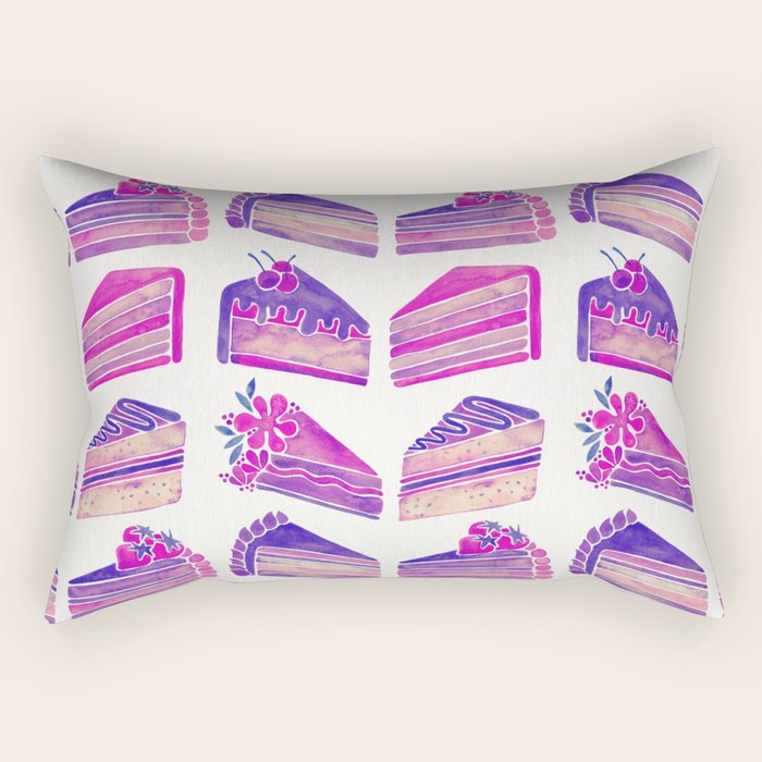 Cake Slices - Unicorn Palette Rectangular Pillow Gallery Image 2