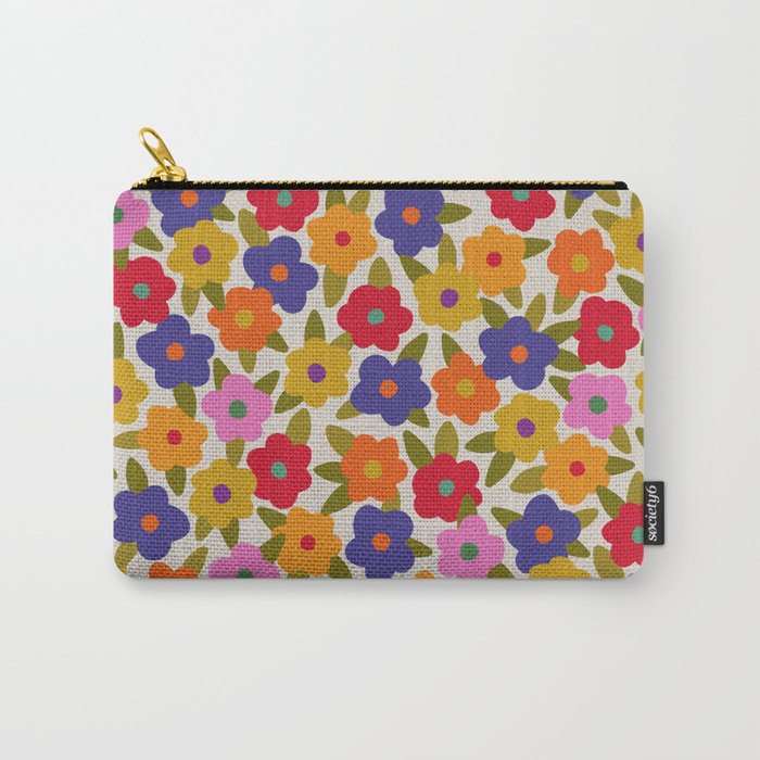 Tiny Flower Pattern #1 Carry All Pouch Gallery Image 1
