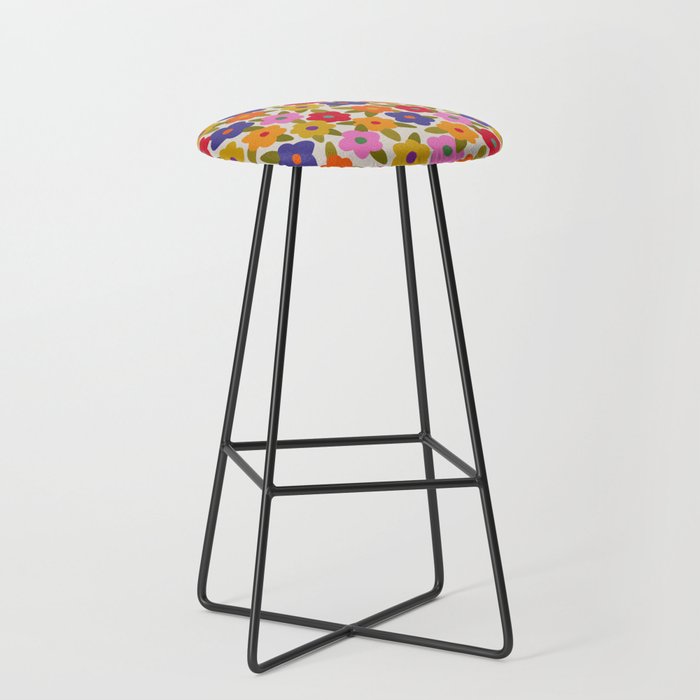 Tiny Flower Pattern #1 Stool Gallery Image 1
