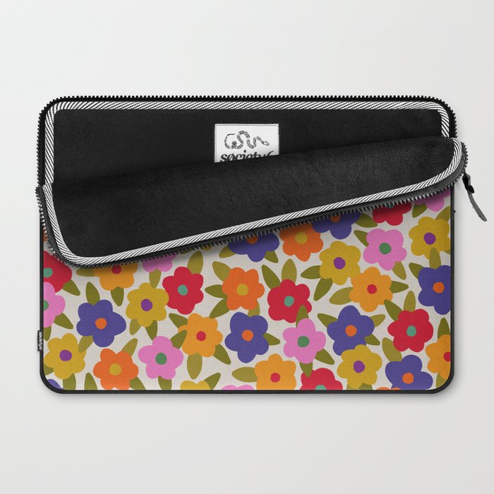 Tiny Flower Pattern #1 Laptop Sleeve Gallery Image 2