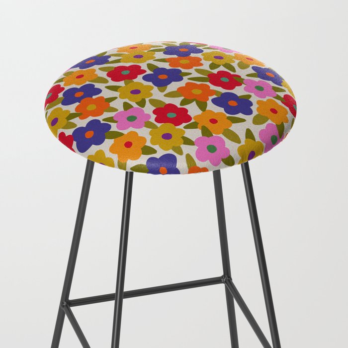 Tiny Flower Pattern #1 Stool Gallery Image 2