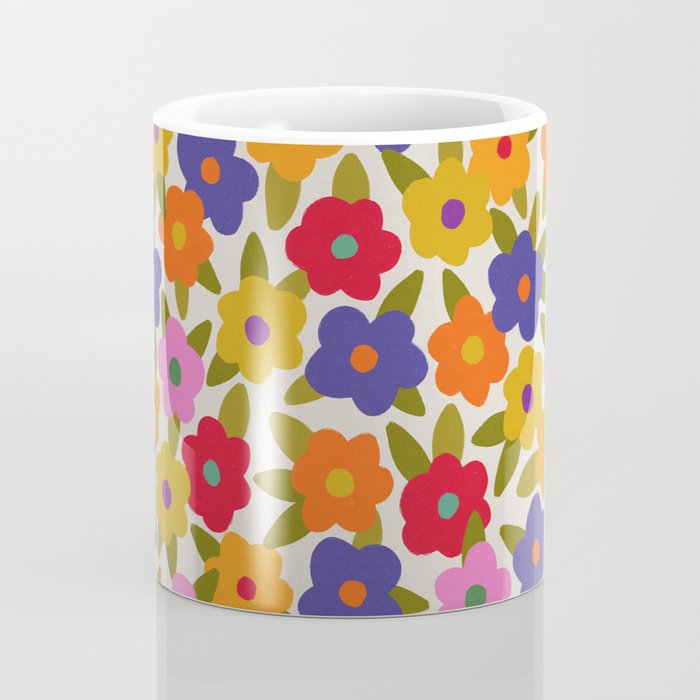 Tiny Flower Pattern #1 Coffee Mug Gallery Image 4