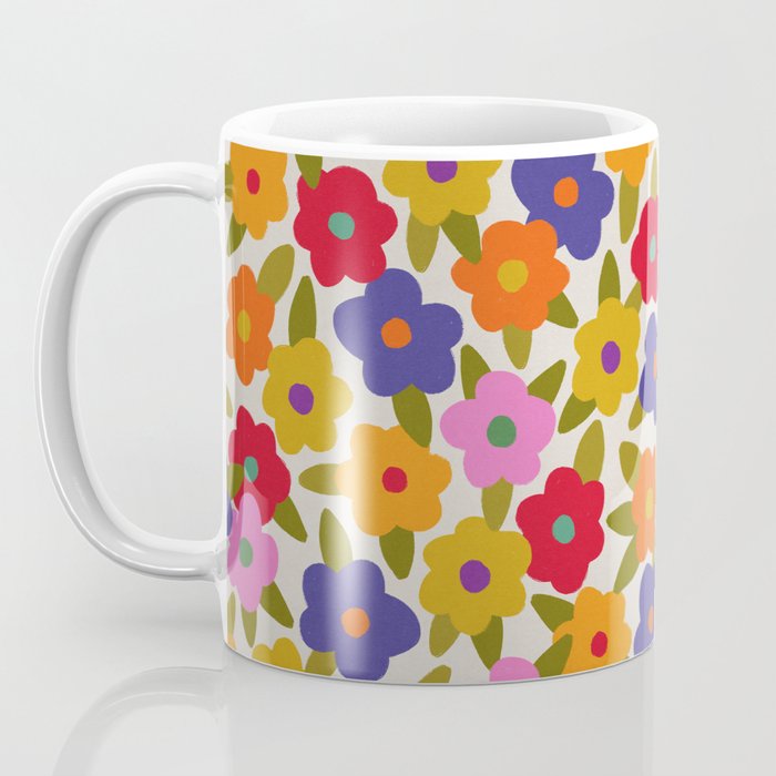 Tiny Flower Pattern #1 Coffee Mug Gallery Image 3