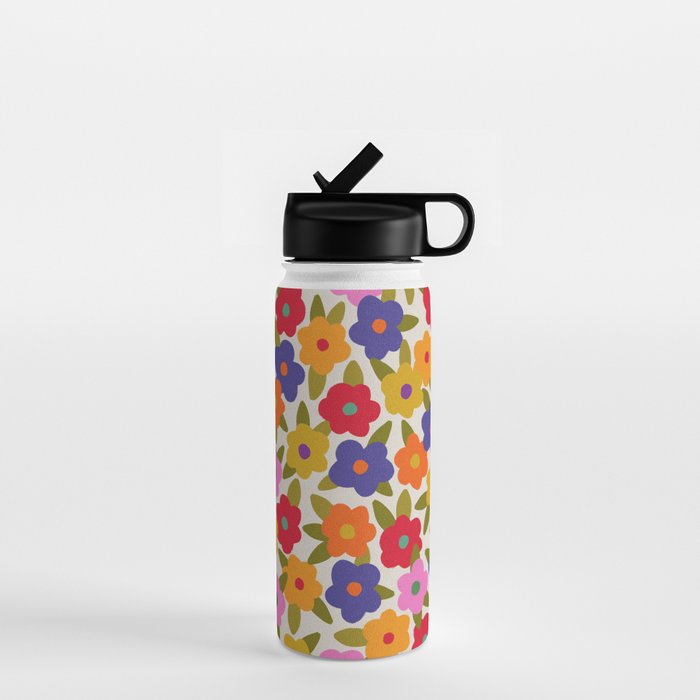 Tiny Flower Pattern #1 Water Bottle Gallery Image 1