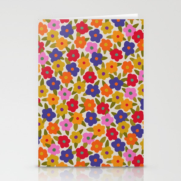 Tiny Flower Pattern #1 Stationery Card Gallery Image 2