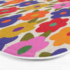 Tiny Flower Pattern #1 Bath Mat Gallery Image 3