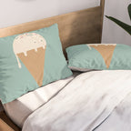 Ice Cream Cat Pillow Sham Gallery Image 2