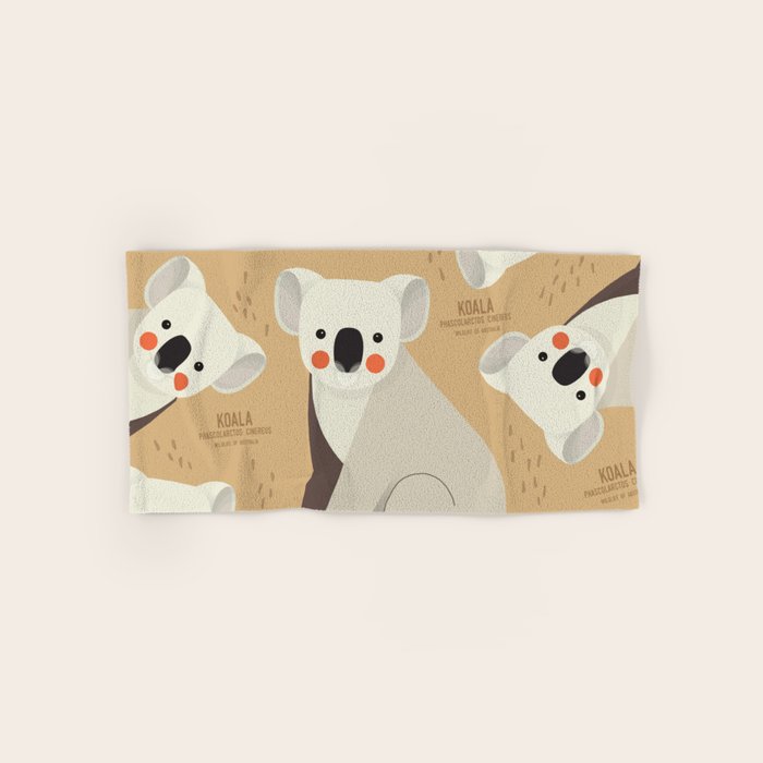 Koala, Wildlife of Australia Bath Towel Gallery Image 1