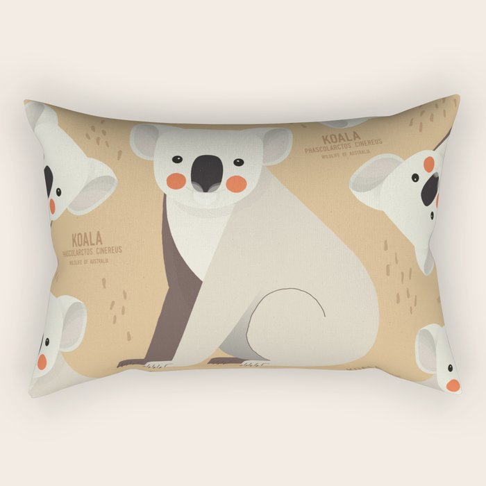 Koala, Wildlife of Australia Rectangular Pillow Gallery Image 2