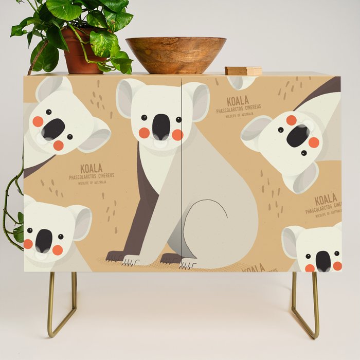 Koala, Wildlife of Australia Credenza Gallery Image 1