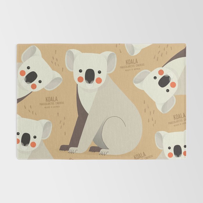 Koala, Wildlife of Australia Rug Gallery Image 2