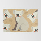Koala, Wildlife of Australia Rug Gallery Image 2