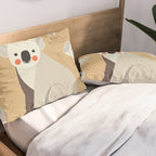 Koala, Wildlife of Australia Pillow Sham Gallery Image 2