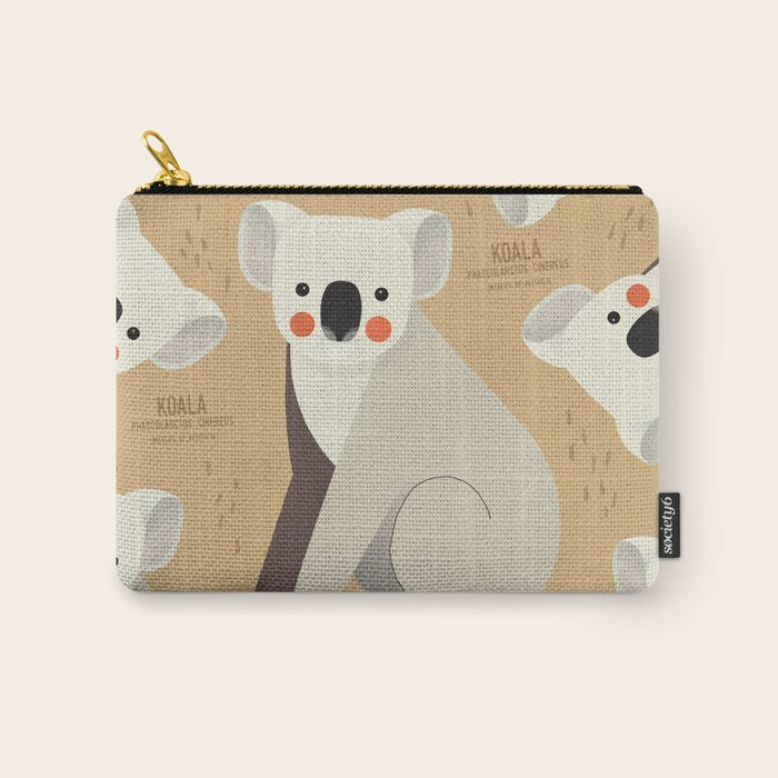 Koala, Wildlife of Australia Carry All Pouch Gallery Image 1