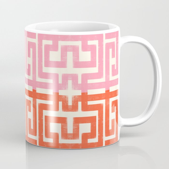 Greco Labyrinth Pattern Coffee Mug Gallery Image 1