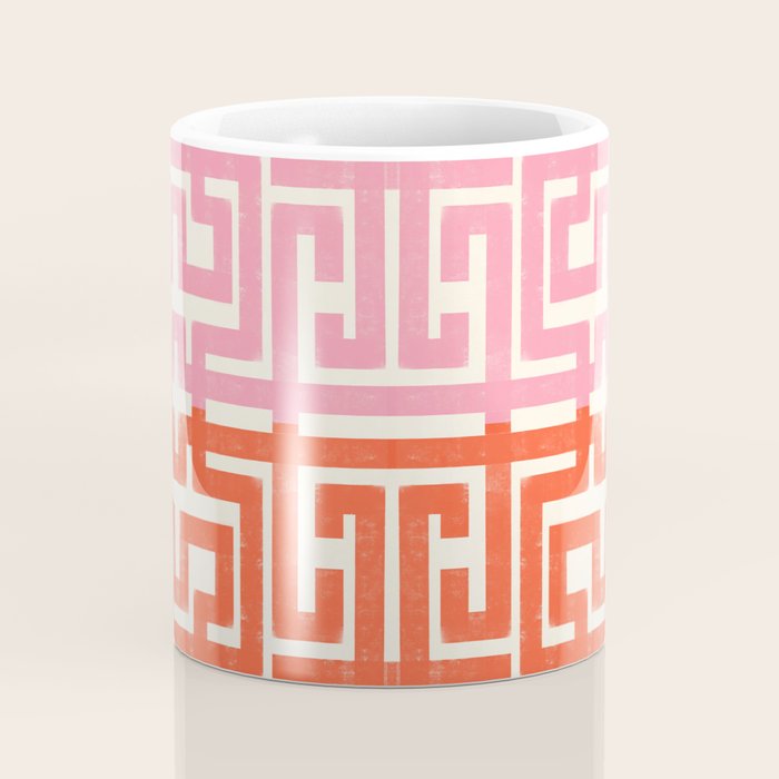 Greco Labyrinth Pattern Coffee Mug Gallery Image 4