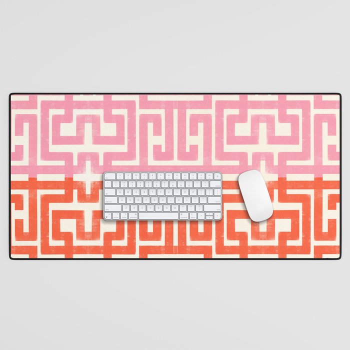 Greco Labyrinth Pattern Desk Mat Gallery Image 1