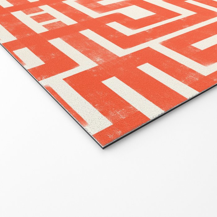 Greco Labyrinth Pattern Welcome Mat Gallery Image 2