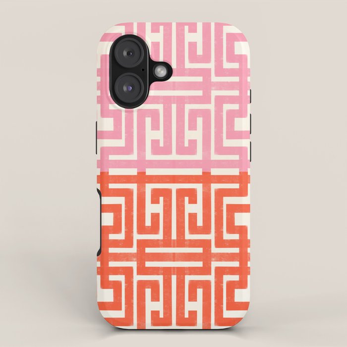 Greco Labyrinth Pattern iPhone Case Gallery Image 1