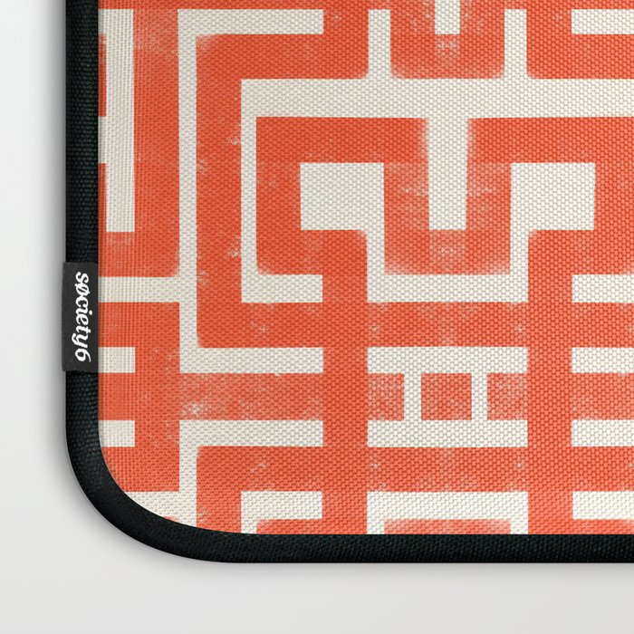 Greco Labyrinth Pattern Laptop Sleeve Gallery Image 3