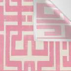 Greco Labyrinth Pattern Wall Tapestry Gallery Image 3