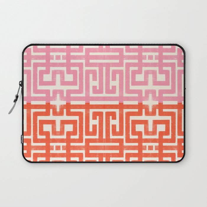 Greco Labyrinth Pattern Laptop Sleeve Gallery Image 1
