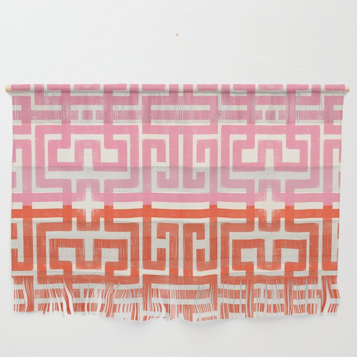 Greco Labyrinth Pattern Wall Hanging Gallery Image 1