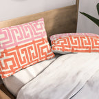Greco Labyrinth Pattern Pillow Sham Gallery Image 2