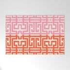 Greco Labyrinth Pattern Welcome Mat Gallery Image 1
