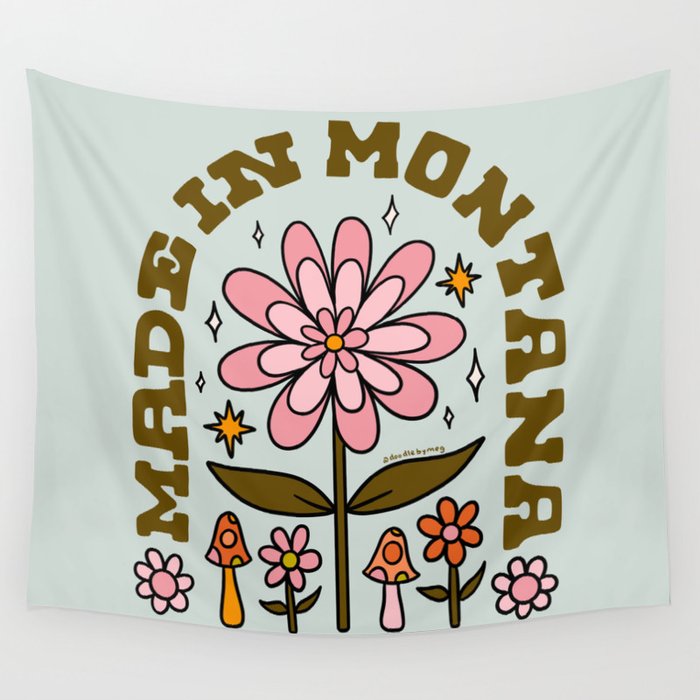Made In Montana Wall Tapestry Gallery Image 4