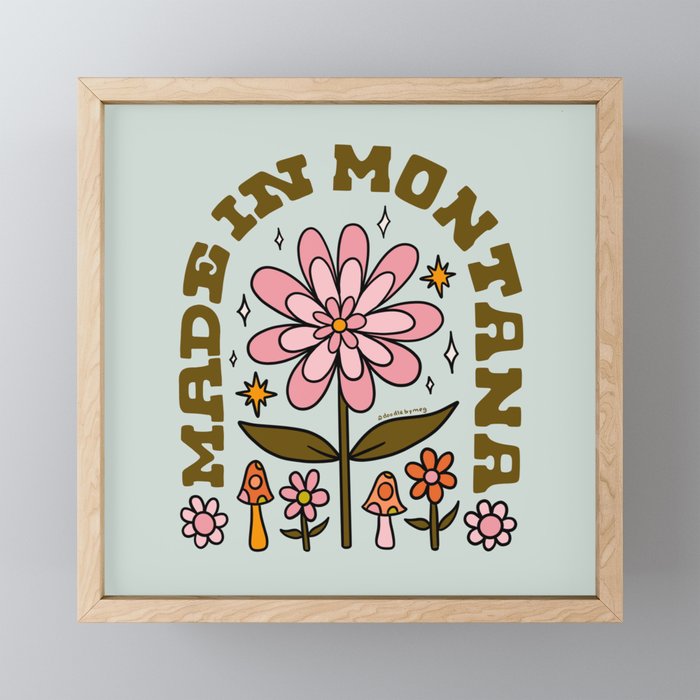 Made In Montana Mini Art Print Gallery Image 1