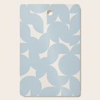 Contemporary Geometric Shapes - Soft Blue Cutting Board Gallery Image 1