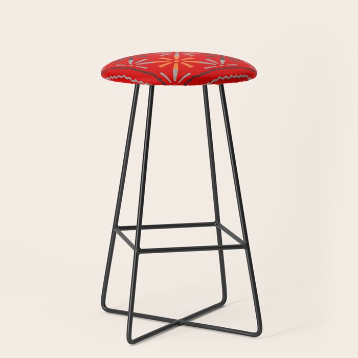 Nativo Red Stool Gallery Image 1