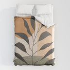 Tropical Leaf- Abstract Art 23 Duvet Cover Gallery Image 6