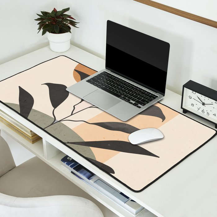 Tropical Leaf- Abstract Art 23 Desk Mat Gallery Image 2