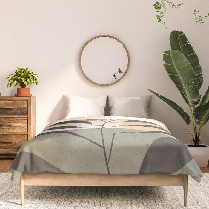 Tropical Leaf- Abstract Art 23 Comforter Gallery Image 3