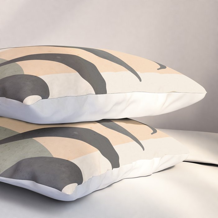 Tropical Leaf- Abstract Art 23 Pillow Sham Gallery Image 3